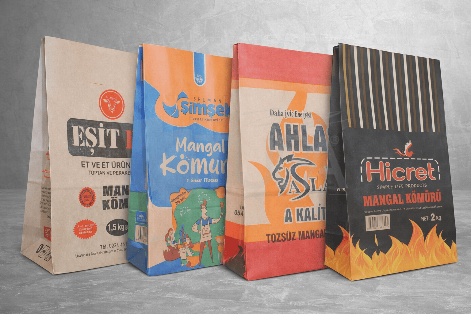 20x33x10 Mangal Kömür Torba 1 KG