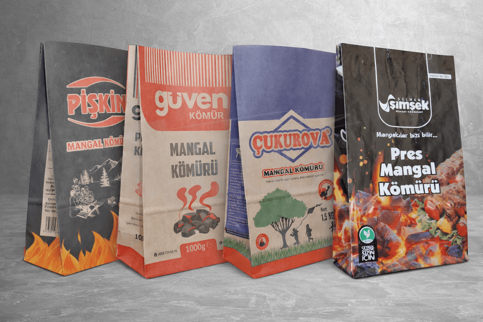 25x41x12 Mangal Kömür Torba 2 KG